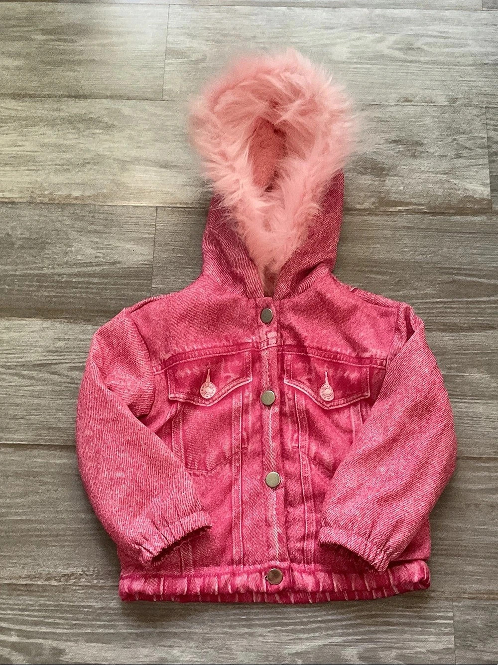 Pink Hooded Jacket